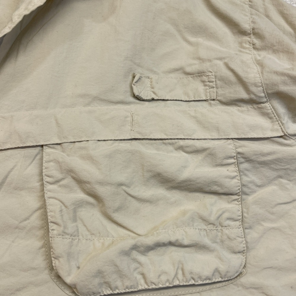 Sportif Fishing Shirt Mens XL Tan Long Sleeve Nylon Ventilated Utility Outdoor - Picture 7 of 10